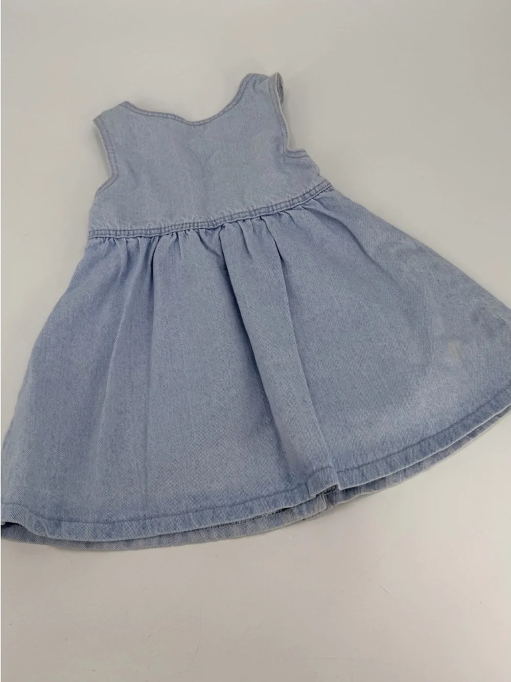 Vintage Lee Denim Overalls Jumper Dress Girls 4